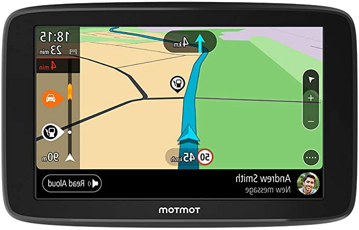TomTom GPS para coche GO Basic, 6 pulgadas, con tráfico y prueba de radares gracias a TomTom Traffic, mapas de la UE, actualizaciones a través de WiFi, soporte reversible integrado