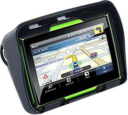TOOGOO Actualizado 256M Ram 8Gb Flash 4.3 Pulgadas Navegador GPS De Moto Impermeable Bluetooth GPS De Motocicleta Navegacion En Coche Mapa De Europa