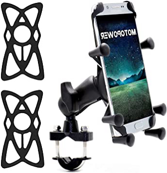 MOTOPOWER MP0619 bicicleta motocicleta soporte del teléfono celular para cualquier teléfono inteligente y GPS - Universal Mountain & Road Bicycle motocicleta manillar Cradle Holder