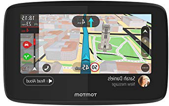 TomTom GO 520 - Navegador 5 pulgadas, llamadas manos libres, Siri y Google Now, actualizaciones via Wi-Fi, traffic para toda la vida mediante smartphone y mapas mundiales, mensajes de smartphone