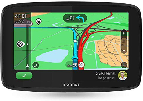 TomTom GO Essential - Navegador 5 pulgadas, llamadas manos libres, Siri y Google Now, actualizaciones via Wi-Fi, traffic para toda la vida mediante smartphone y mapas de la UE, mensajes de smartphone