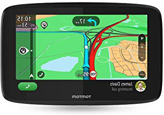 TomTom GO Essential - Navegador 6 pulgadas, llamadas manos libres, Siri y Google Now, actualizaciones via Wi-Fi, traffic para toda la vida mediante smartphone y mapas de la UE, mensajes de smartphone