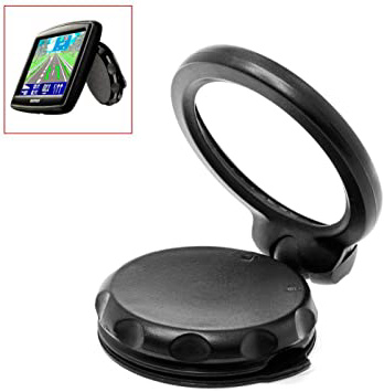 OcioDual Soporte de Ventosa 360º Tipo Easyport para Navegador GPS Tomtom One XL XXL Negro
