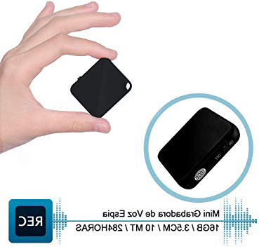 H+Y Mini Grabadora de Voz, Grabadora Espia Portátil de 16 GB, Recargable MP3 por USB, HD Grabadora de Audio con Activación por Voz, Ideal para Clases, Reuniones, Entrevistas, Hasta 284 Horas