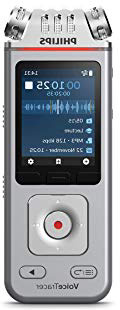 8GB Grabadora de voz digital profesional Philips DVT4110, Voice recorder grabadora de audio portátil