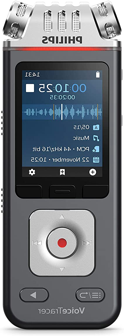 8GB Grabadora de voz digital profesional Philips DVT7110, Voice recorder grabadora de audio portátil