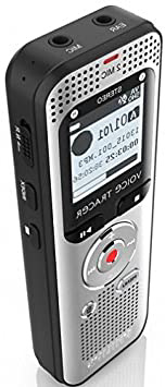 Philips Voice Tracer DVT2000 - Grabadora digital, color plata y negro