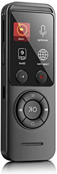 Grabadora de Voz, BENJIE Grabadora de Sonido Digital Portátil,8GB HD Pantalla Colorida Grabador de Audio con Reproductor de MP3 Micrófono Incorporado Externo, Reducción de Ruido, Baterías Recargables