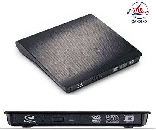 USB3.0 BLU-Ray Grabadora De Unidad Óptica Externa 3D Reproductor De BD-RE del Quemador Grabadora De DVD +/- RW DVD-RAM para ASUS Samsung Acer,Negro