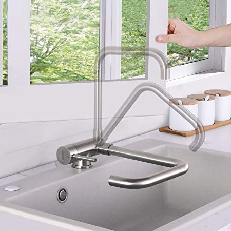 Lonheo Grifo Cocina Abatible Giratorio