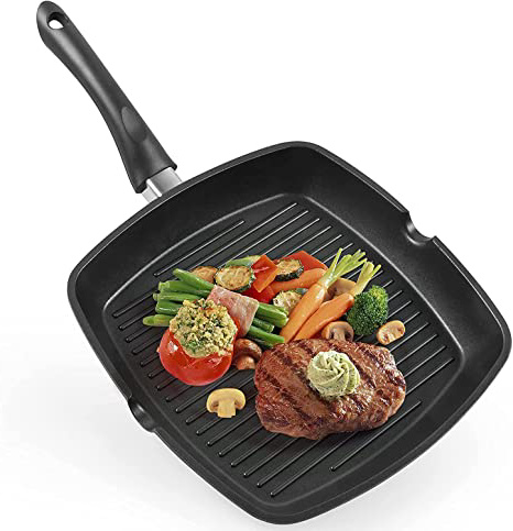 Gotoll Sartén Parrilla 28cm,Grill Asador