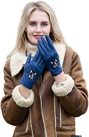 YISEVEN Guantes Mujer otoño Invierno