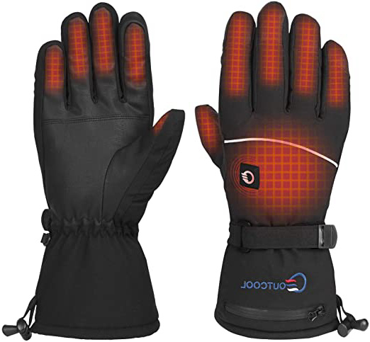 OUTCOOL Guantes Calefactables, Guantes Eléctricos