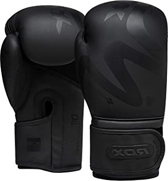 RDX Guantes de Boxeo para Muay Thai y Entrenamiento | Convex Cuero Mitones para Sparring, Kick Boxing | Boxing Gloves para Saco Boxeo, Combate Training