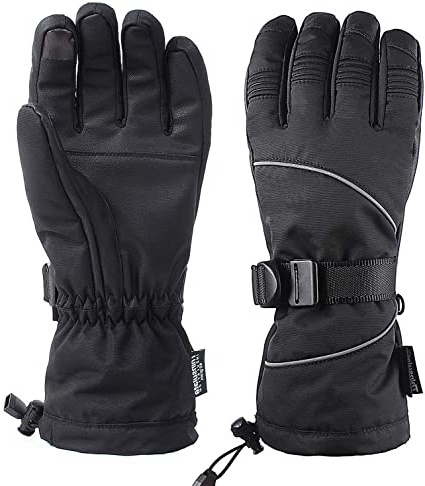 Unigear Guantes De Esquí Impermeable Calientes Nieve Snowboard Pantallas Táctiles Anti-Viento Guantes para Esquiar Deportes Invierno Hombre Mujer