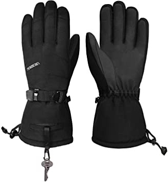 NICE WIN Guantes de Esquí de Invierno para Hombres y Mujeres Guantes a Prueba de Viento de Invierno cálido y frío para Deportes al Aire Libre Esquí Snowboard Palear Nieve