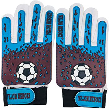 Guantes de portero para niños Junior de balón de fútbol (Aston héroes)