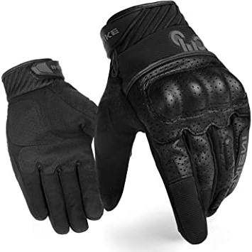 INBIKE Guantes con La Función De Pantalla Táctil para Moto, Guantes Moto Verano Transpirable para Hombre(IM801)