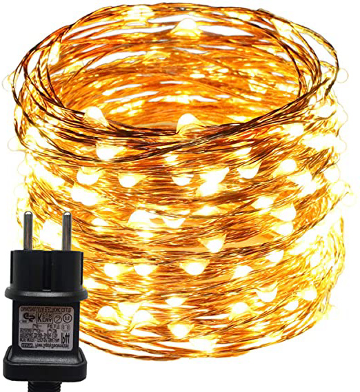 ACDE Guirnaldas Luces Enchufar, 10M/100