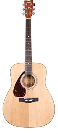 Yamaha F370 Guitarra Acústica Guitarra Folk 4/4 de madera, escala 634 mm, 25 pulgadas, 6 cuerdas metálicas, Color Natural