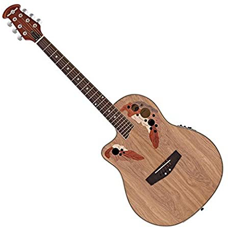 Guitarra Electroacústica Deluxe Roundback de Gear4music Natural