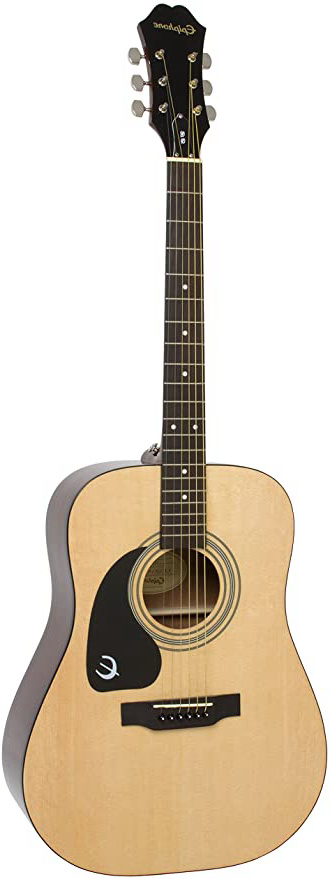 Epiphone DR-100 - Guitarras acústicas con cuerdas metálicas, color natural