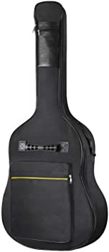 Martisan Funda para Guitarra impermeable para 41Inchs Guitarra Acústica guitarra clásica Bolsa Acolchada Negro