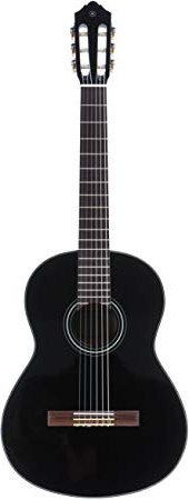 Yamaha C40 II Guitarra Clásica Guitarra 4/4 de madera, 65 cm 25 9/16”, 6 cuerdas de nylon, Color Negro (Acabado brillante)