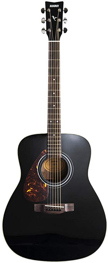 Yamaha F370 Guitarra Acústica Guitarra Folk 4/4 de madera, escala 634 mm, 25 pulgadas, 6 cuerdas metálicas, Color Negro