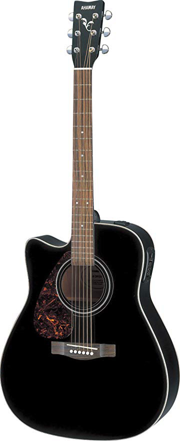 Yamaha FX370CBL - Guitarra acústica, color negro