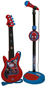 REIG Spiderman-Conjunto de Guitarra y