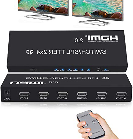 2x4HDMI Switch Splitter Ippinkan 4K