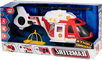 Teamsterz 1416392 Helicóptero Bomberos con