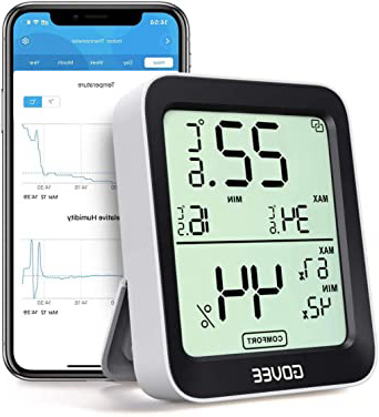 Govee Termómetro Higrómetro, LCD Bluetooth