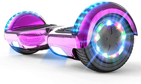 MARKBOARD Hoverboards, Patinete Eléctrico Auto Equilibrio Hover Scooter Board 6.5 Pulgadas con Fuerte Dual Motor y LED E-Skateboard Bluetooth Regalo para Niños y Adultos