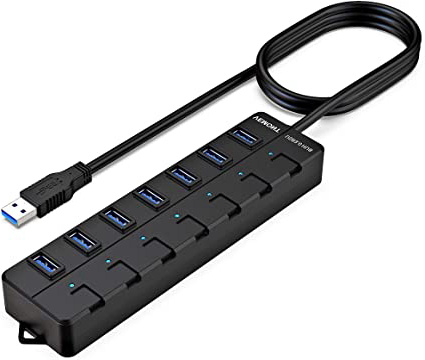VEMONT Hub USB 3.0,7 Puertos