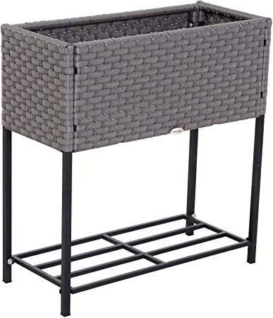 Outsunny Jardinera Exterior para Huerto