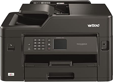 Brother MFCJ5330DW - Impresora multifunción de tinta profesional, conexión WiFi, con tecnología de inyección de tinta, Negro
