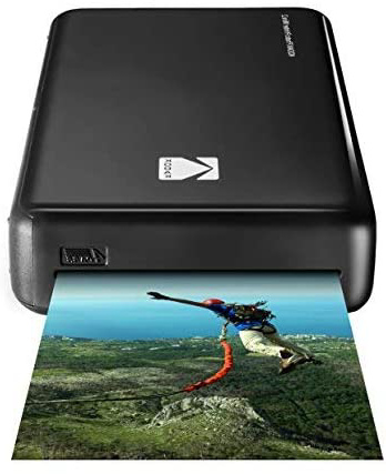 Kodak - Impresora fotográfica mini 2 HD, instantánea, inalámbrica y portátil, con tecnología de impresión patentada 4Pass, compatible con iOS y Android, negro