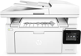 HP M130fw LaserJet Pro - Impresora láser multifunción (256 MB, fax, WiFi, escáner AAD, 23 ppm, hasta 10000 páginas), color blanco