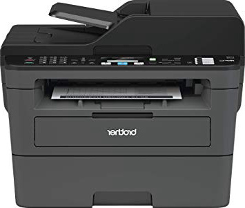 Brother MFCL2710DW - Impresora multifunción láser monocromo con fax e impresión dúplex (30 ppm, USB 2.0, Wifi, Ethernet, Wifi Direct, procesador de 600 MHz, memoria de 64 MB) gris