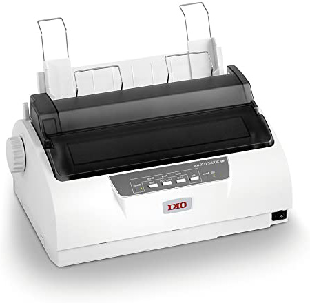 OKI ML1120 Eco - Impresora matricial de 9 Agujas, Color Blanco