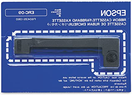 Epson ERC-09 Black Printer Ribbon cinta para impresora - Cinta de impresoras matriciales (Epson M-160/163/164/180/182/183/185/190/191/192/195)