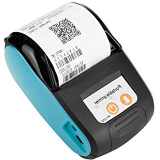 Garsent 58 mm Impresora de Recibos térmica inalámbrica, Mini Impresora térmica portátil Bluetooth con impresión de Alta Velocidad Impresora POS Mobile para Android, iOS y Windows.