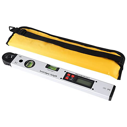 Fdit 360 ° Rango Digital Inclinómetro Indicador de Nivel Angulo Buscador Magnético