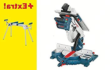 BOSCH 0615990EU2 - Ingletadora GTM 12 JL Professional. con mesa superior. 1.800 W. 3.800 rpm. Capacidad de corte: 95x151 mm. Capacidad de corte de la mesa superior: 51 mm. Ø disco: 305 mm. Ø interior del disco: 30 mm. 23 Kg con 1 mesa de trabajo GTA 2600 Professional