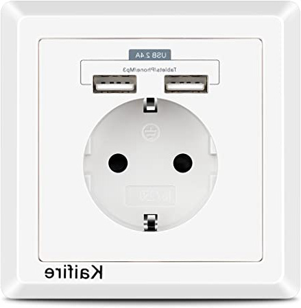 Kaifire USB Enchufe Pared 2.4A