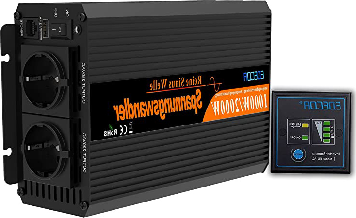 EDECOA Convertidor 12v 220v 1000w