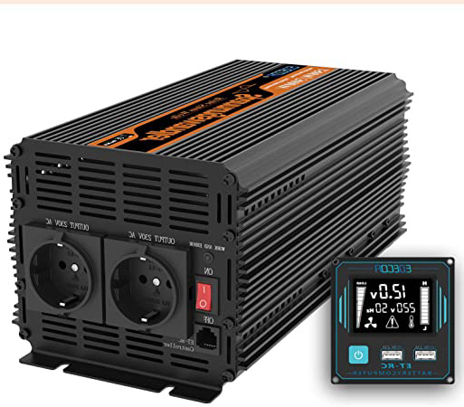 EDECOA inversor 12v 220v Onda