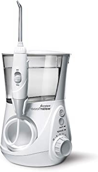 Waterpik WP-660EU Aquarius - Irrigador dental, 100-240V, depósito de agua de 650 ml, Blanco
